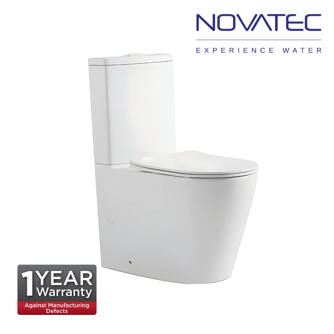 Novatec SW Vienna CC Close Couple WashDown Pedestal Water Closet (P)